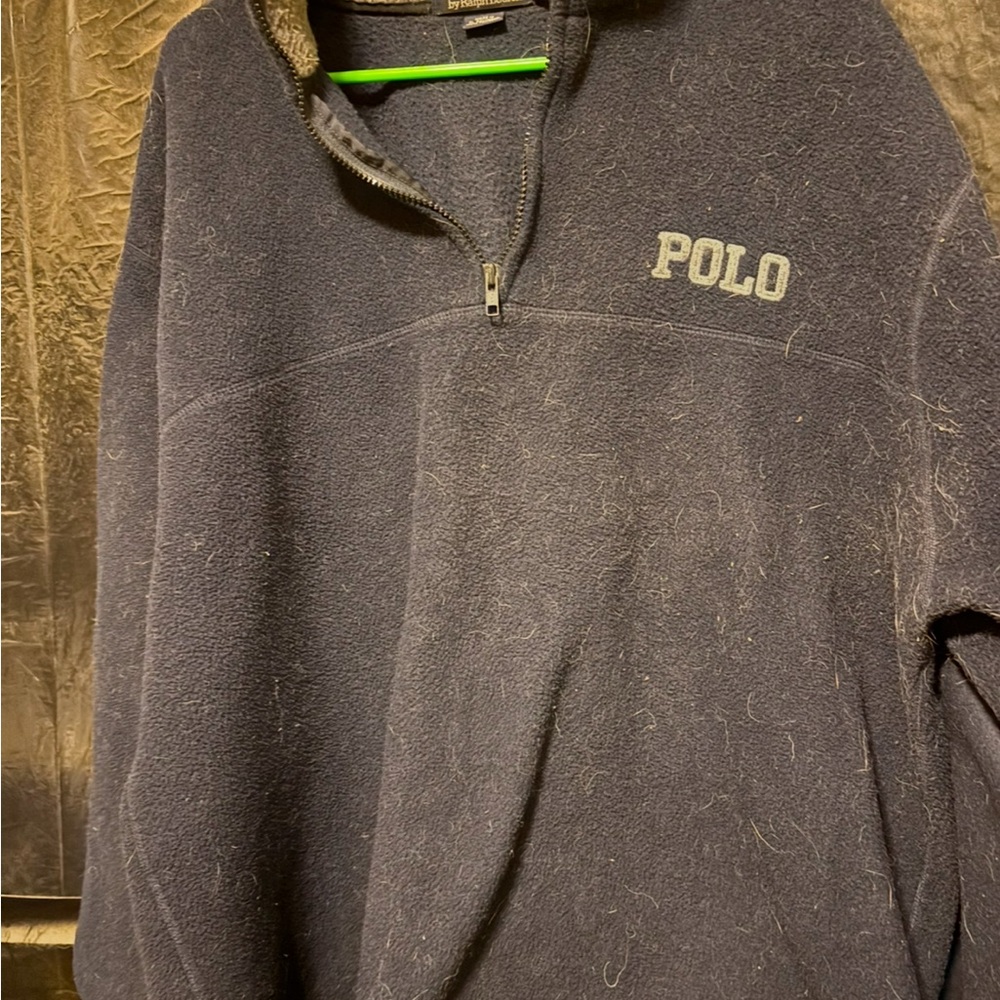 Blue Polo Fleece Jacket